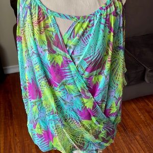 Cold shoulder blouse